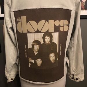 The Doors Up-Cycled Beige Corduroy Jacket Women’s Size Large
